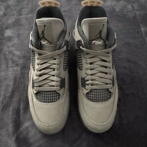Air Jordan 4 Retro Cave Stone Sneakers - Men's 11.5
